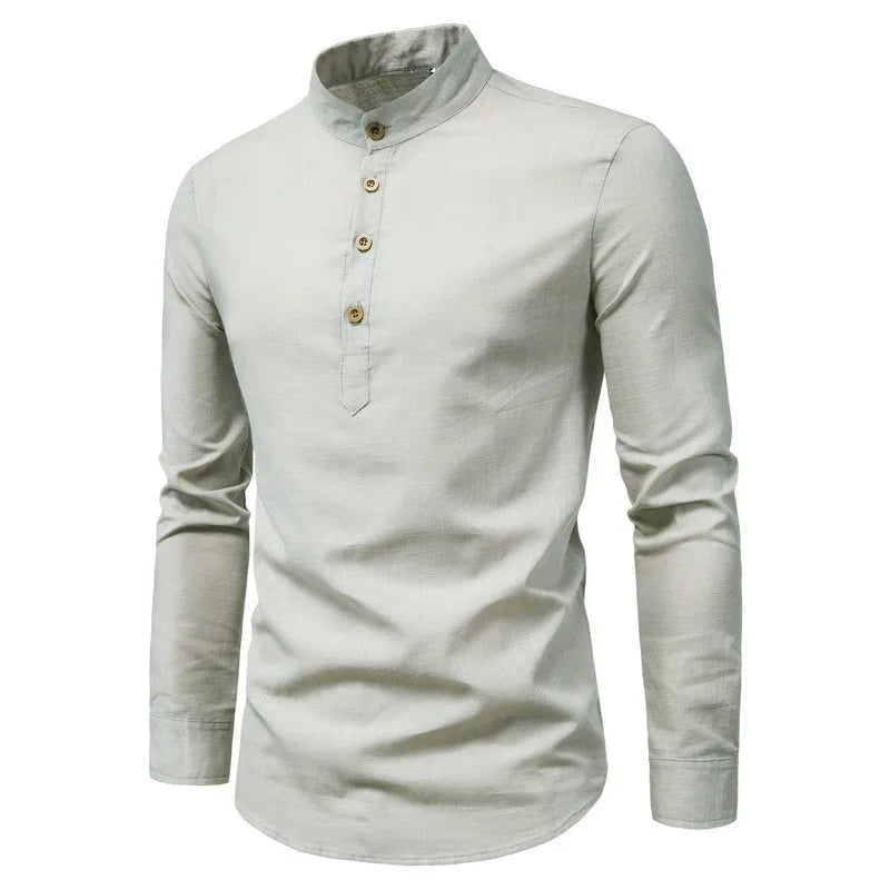 camisa casual sport fino holmes , Gola em Pé