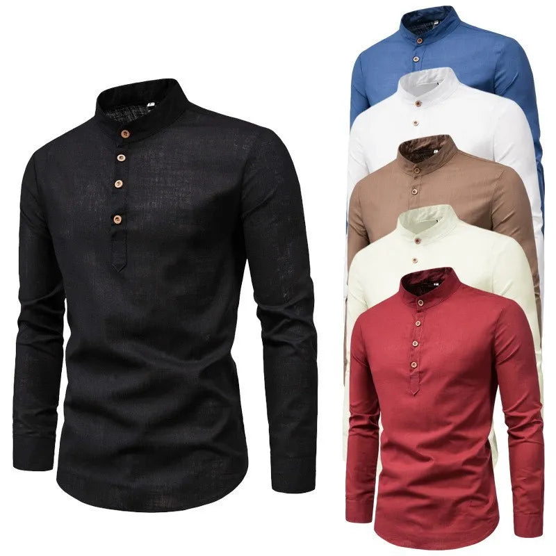 camisa casual sport fino holmes , Gola em Pé